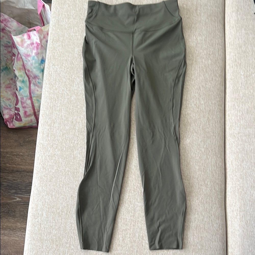 Lululemon Base Pace High-Rise Running Tight 25” - Army Green - Size 6